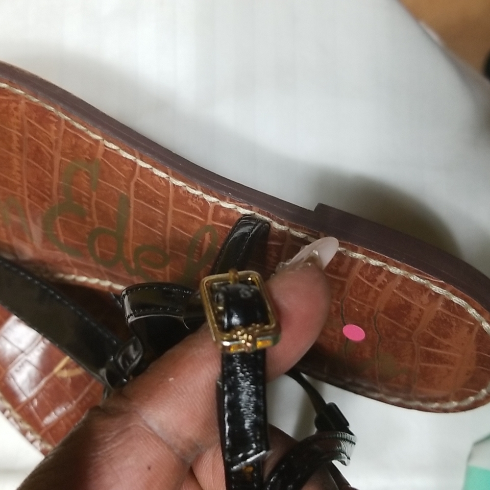 Sam Edelman black sandals Sz 8 - Picture 5 of 5